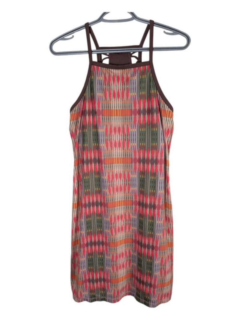 Prana Carmine Desert Aztec Print Ardor Athletic Dress Size Medium Athleisure